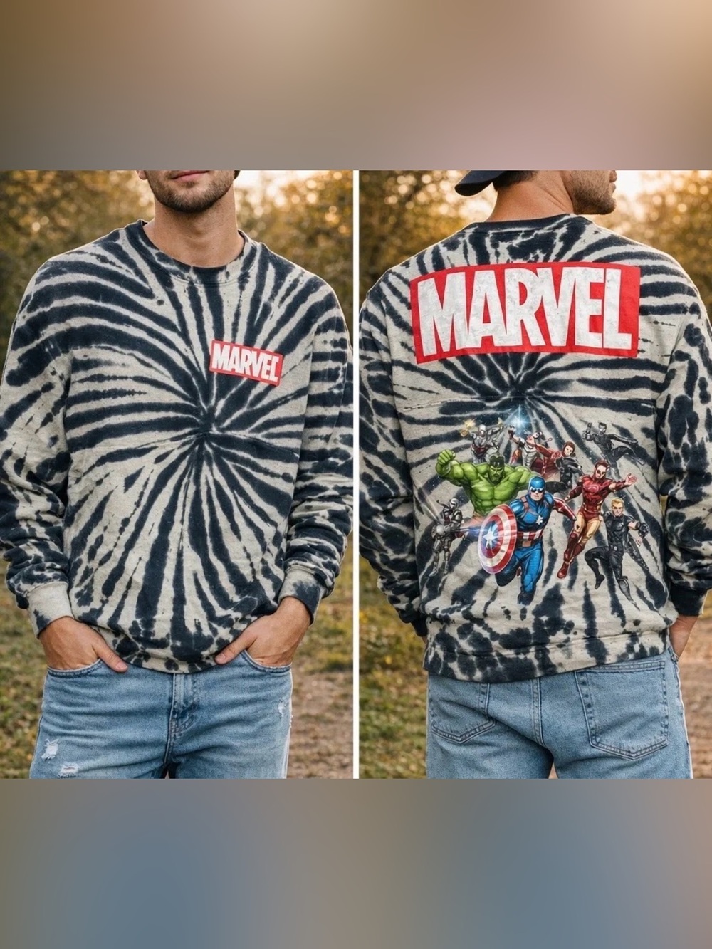 Disney Marvel Avengers Tie Dye Spirit Shirt Universal Park